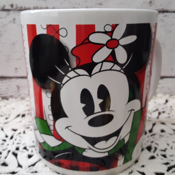 2 - Disney Minnie Mouse Jumbo Christmas Mugs - Picture 4 of 5